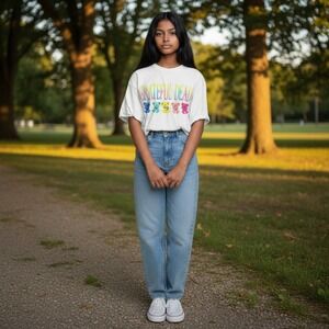 Grateful Dead T-Shirt Girls L 10/12 White Rainbow NWT Dancing Bears Tie Dye NEW